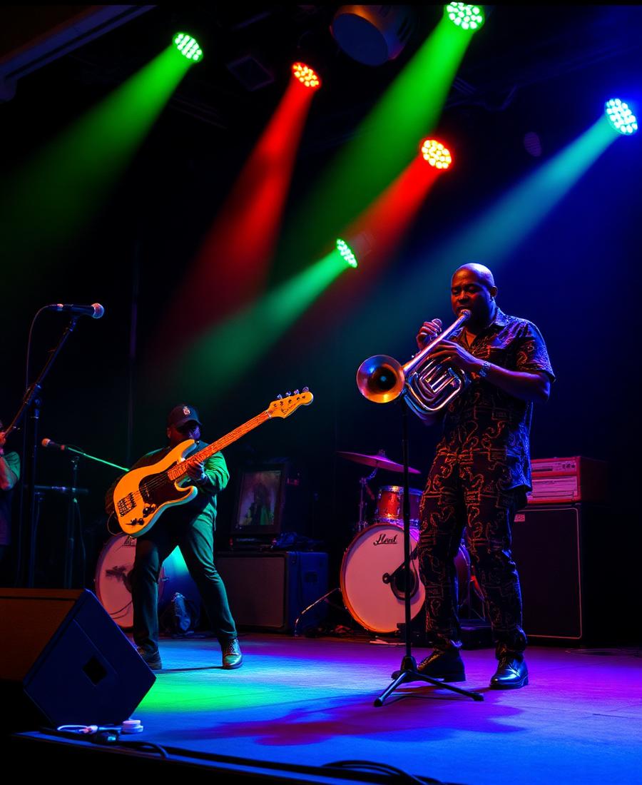 The House Band performing at O'Town Rave Party