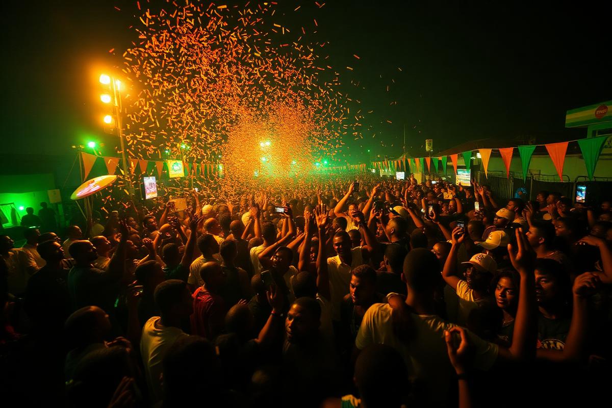 O'Town Rave Party 2024 crowd